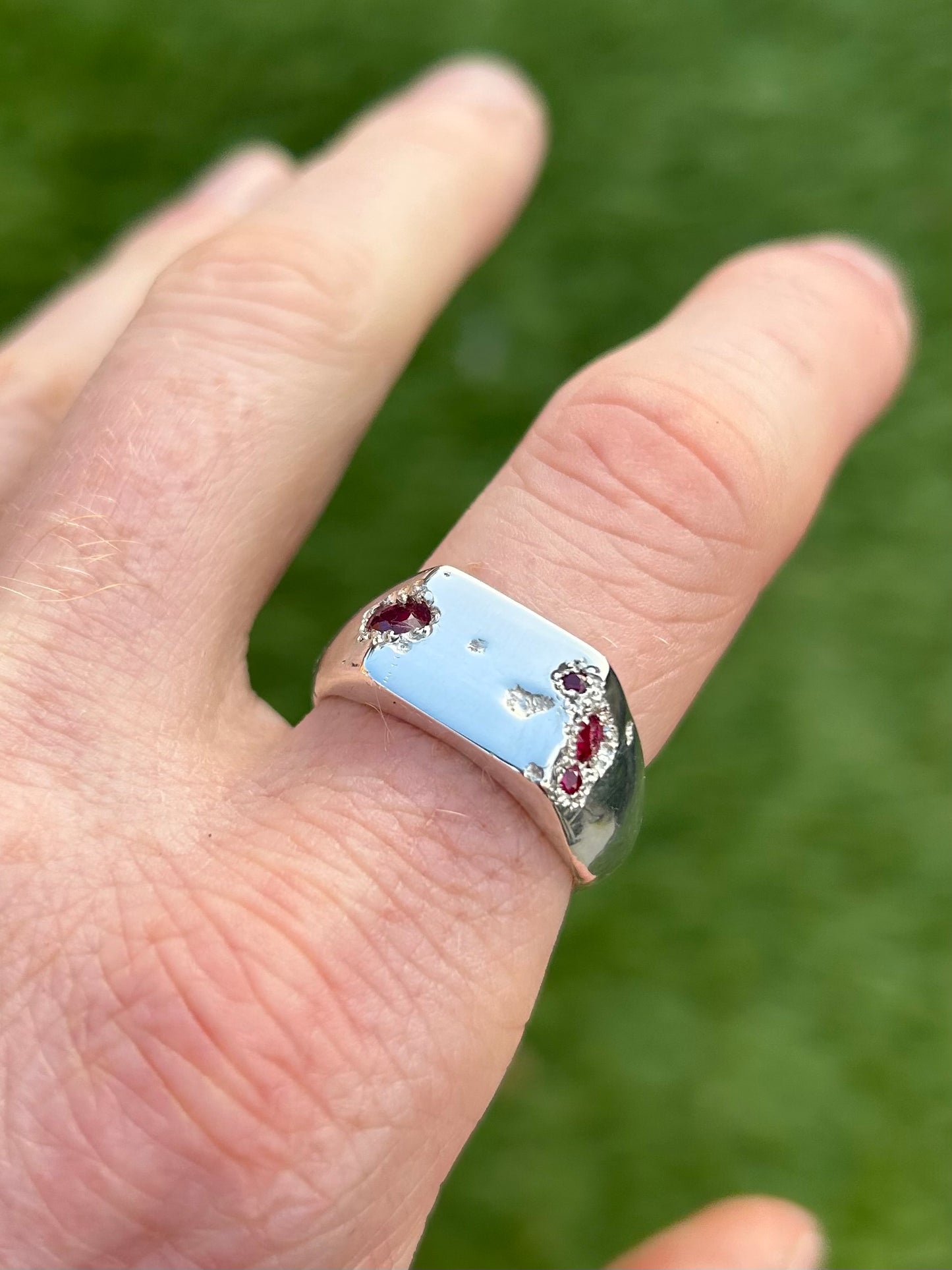 Ruby Rough Signet