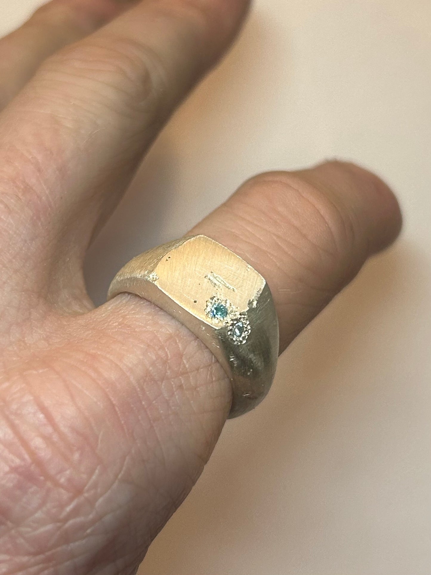 Aquamarine Signet