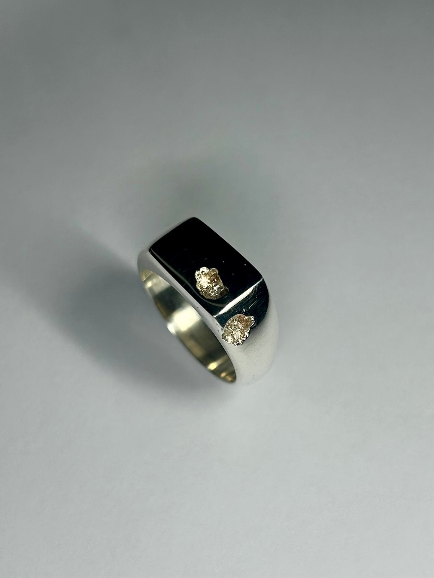 Sapphire Embedded Ring