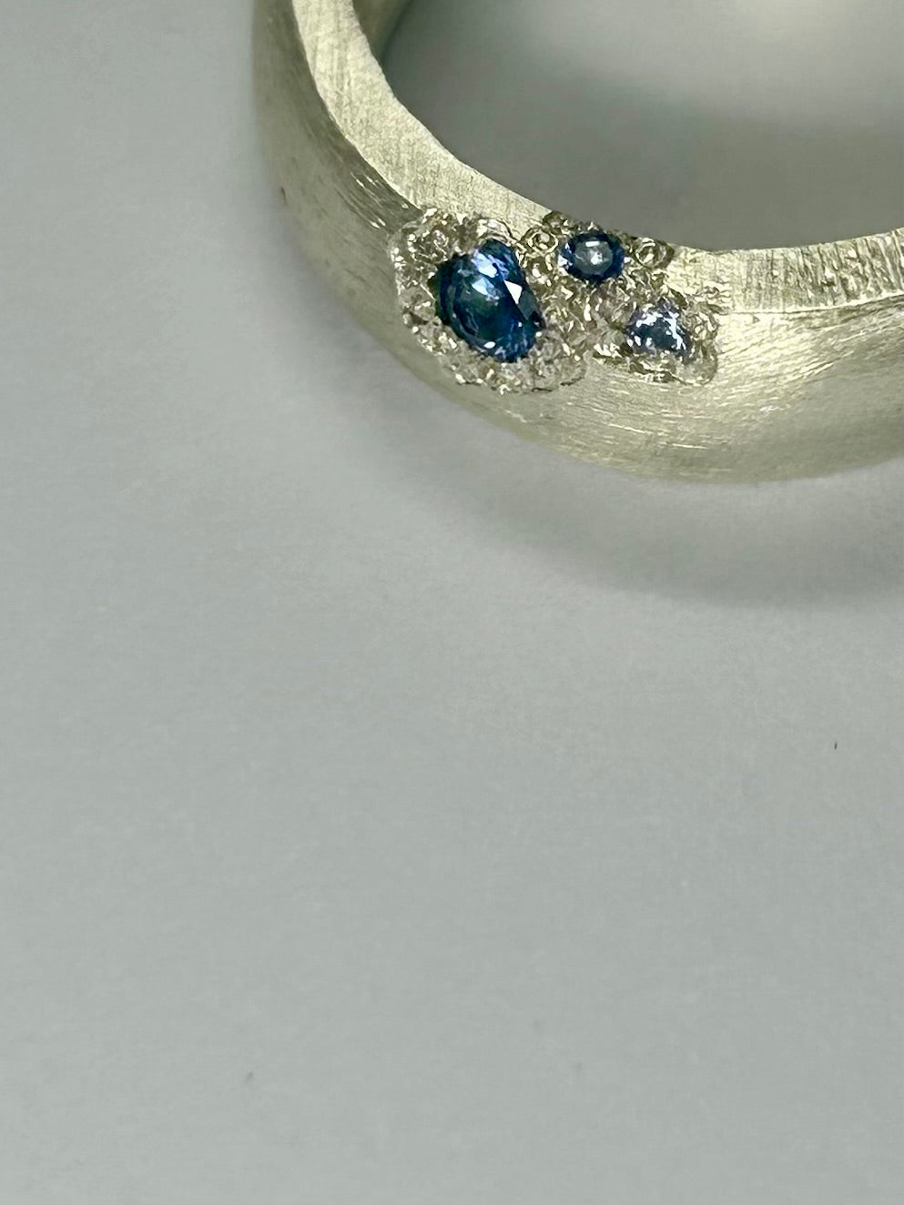 Rough 3 Tourmaline Band