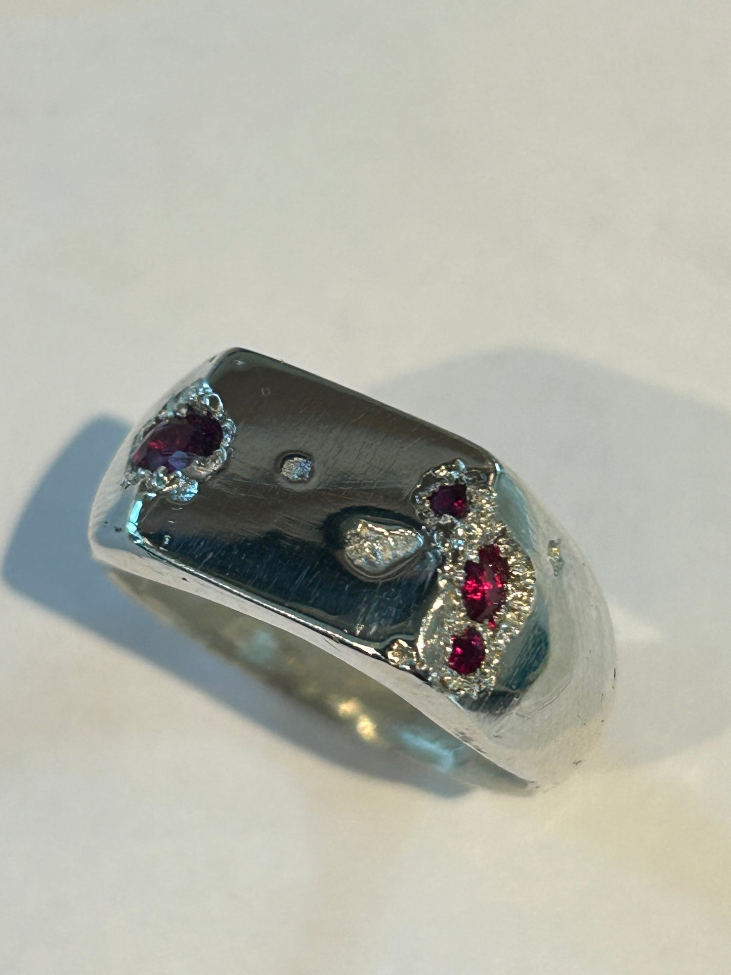 Ruby Rough Signet