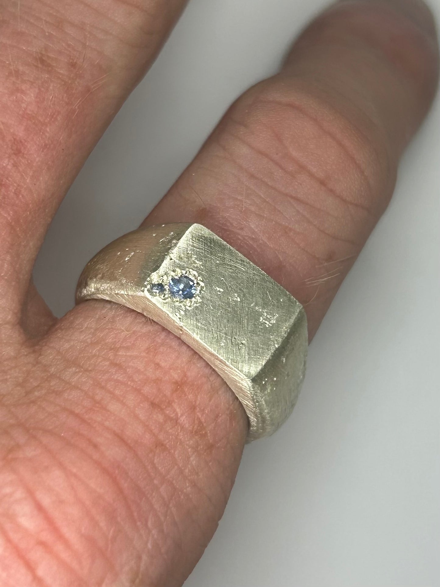 Rough Tanzanite Signet
