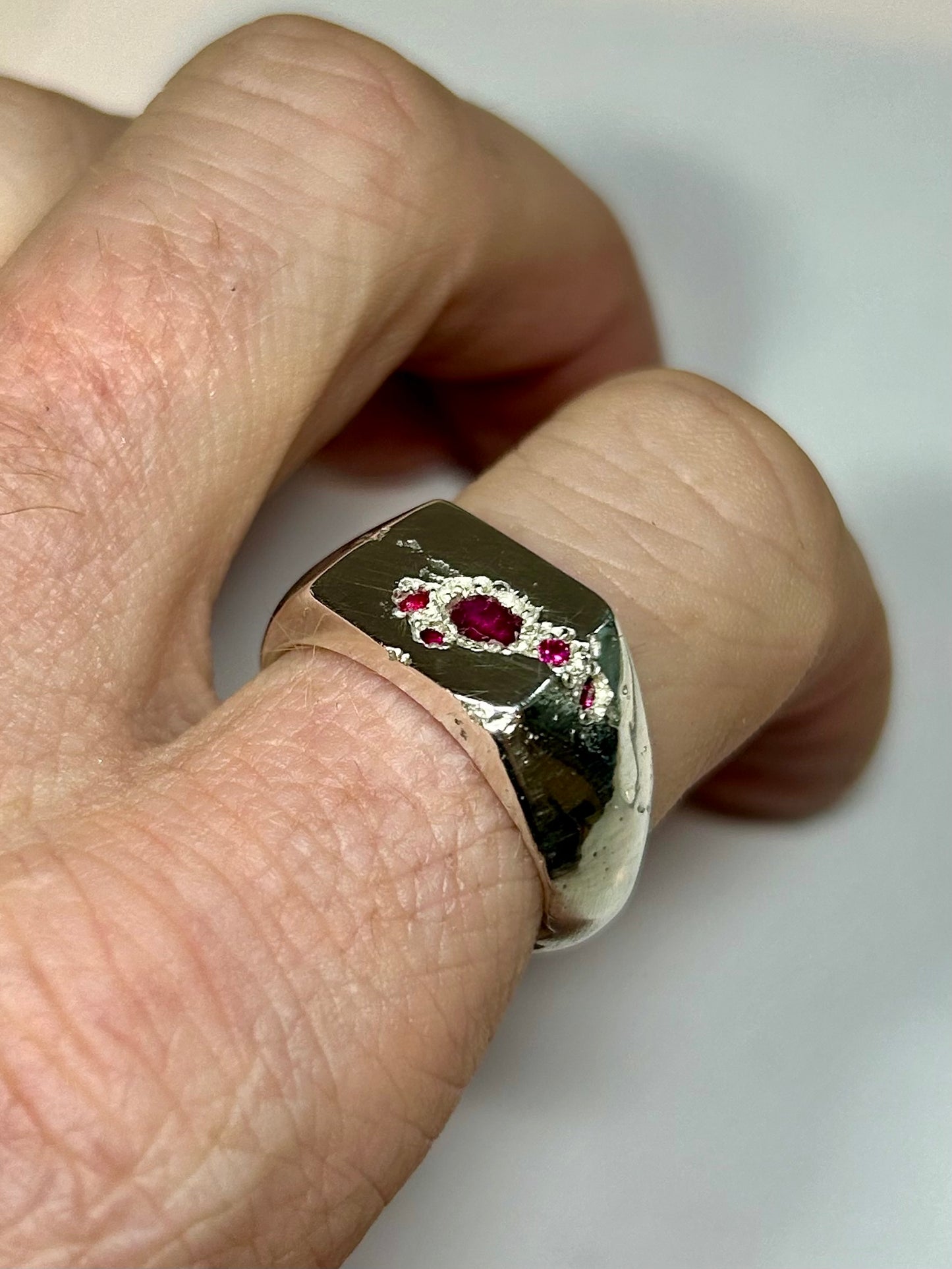 Ruby Rough Signet