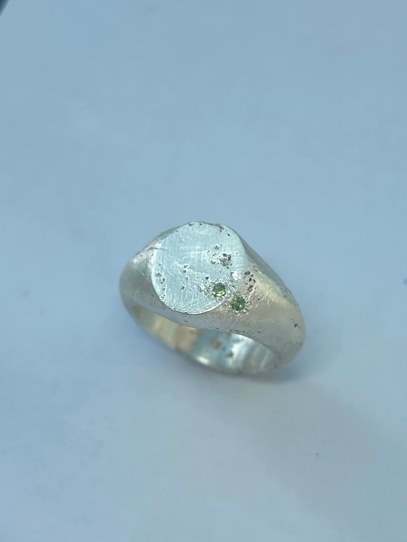Tourmaline Rough Oval Signet