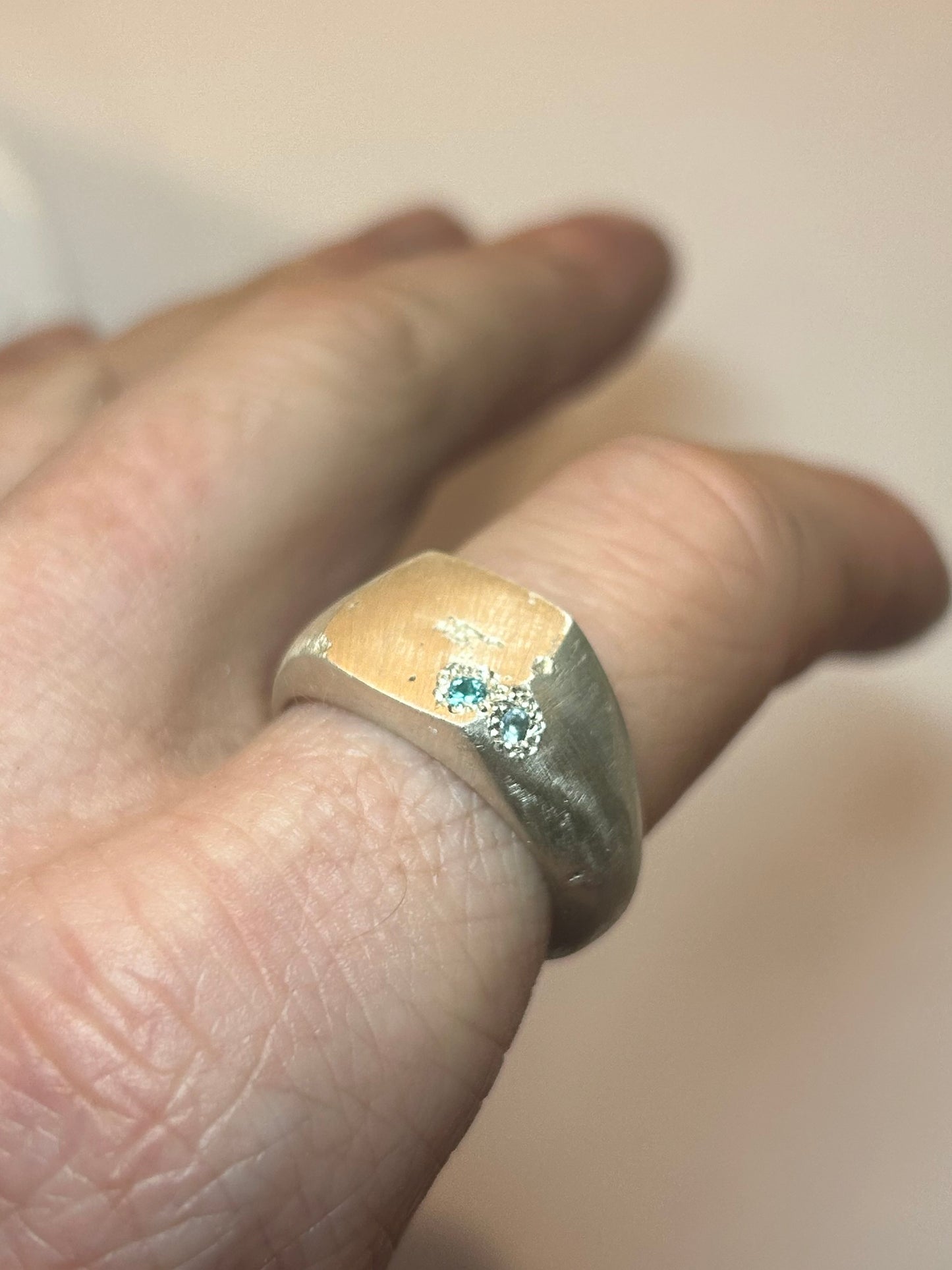 Aquamarine Signet