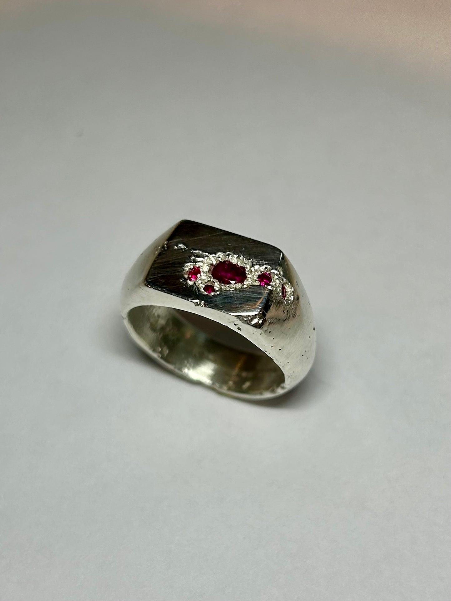 Ruby Rough Signet