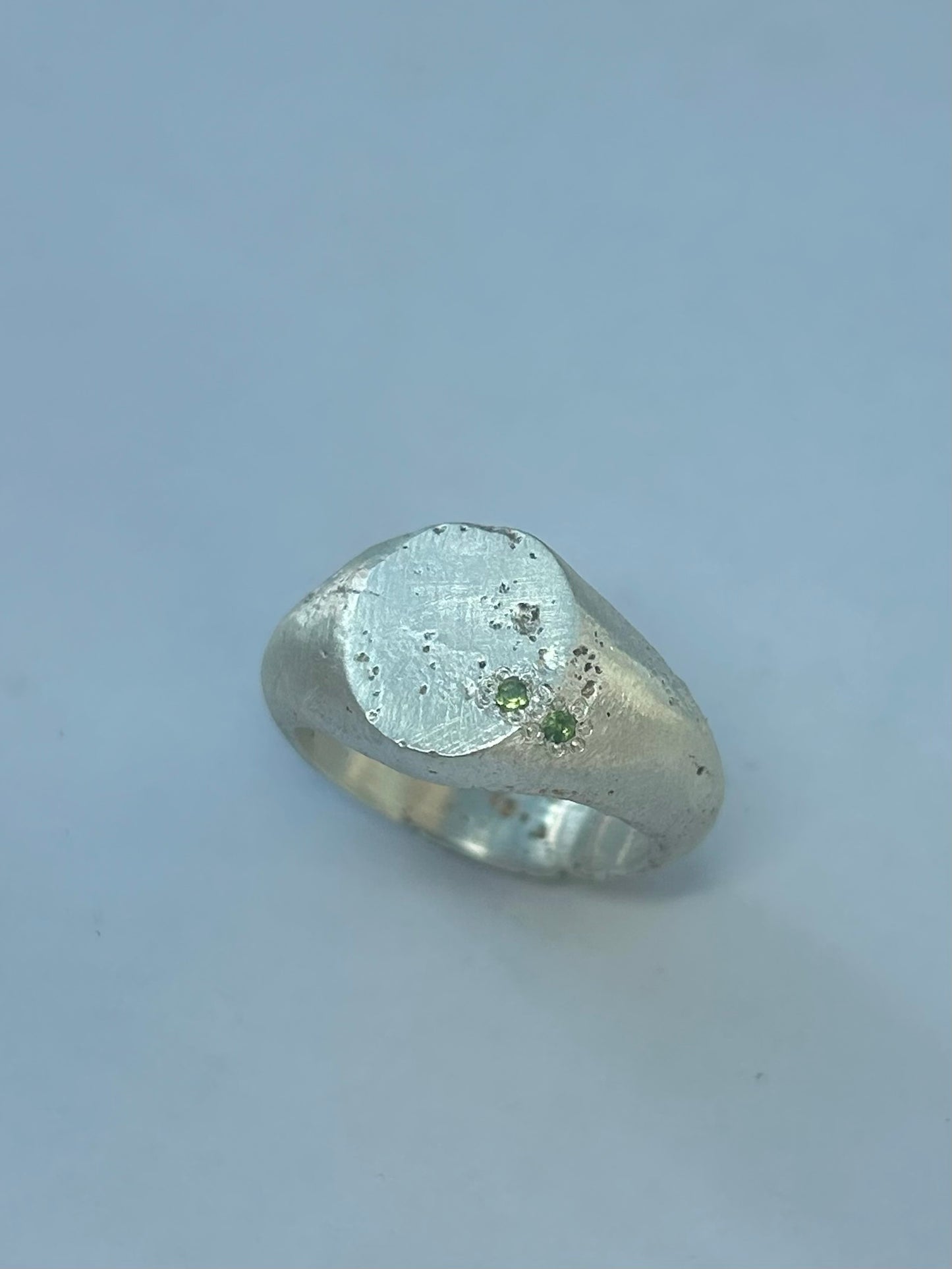 Tourmaline Rough Oval Signet