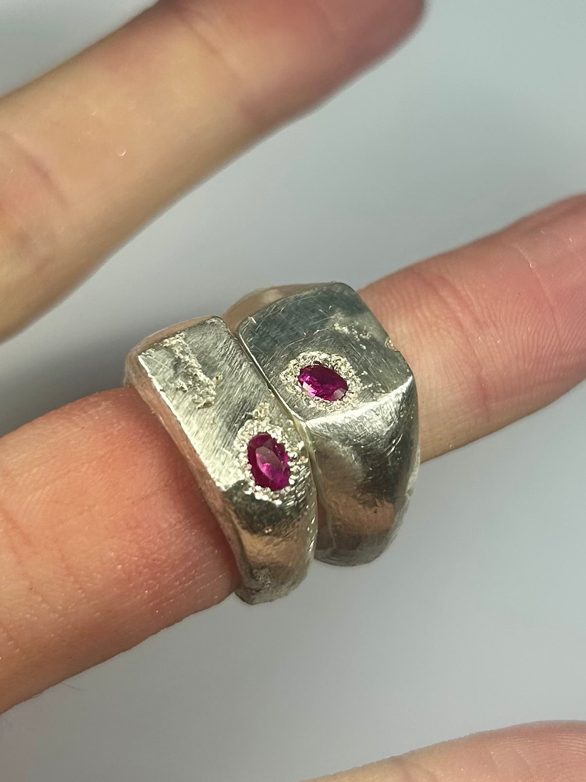 Rough Ruby Signet