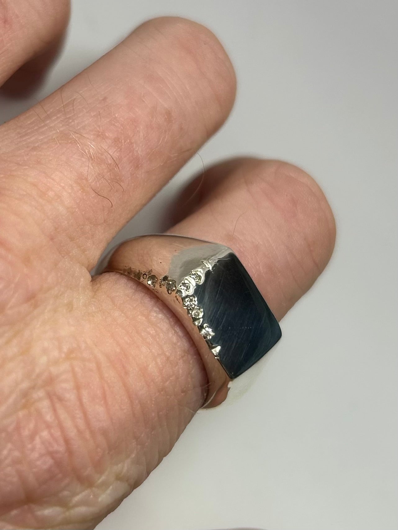 Rough Diamond Signet