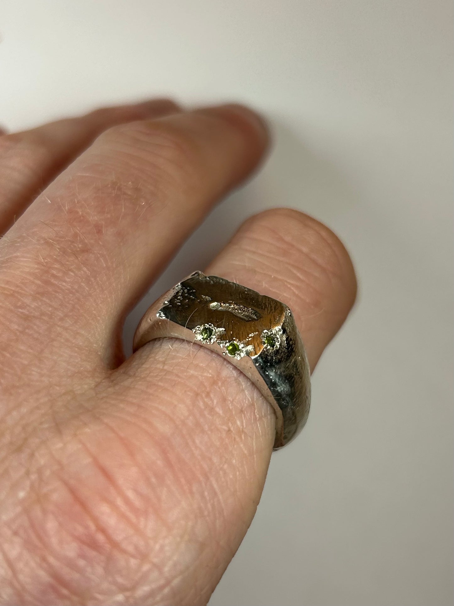 Green Sapphire Signet