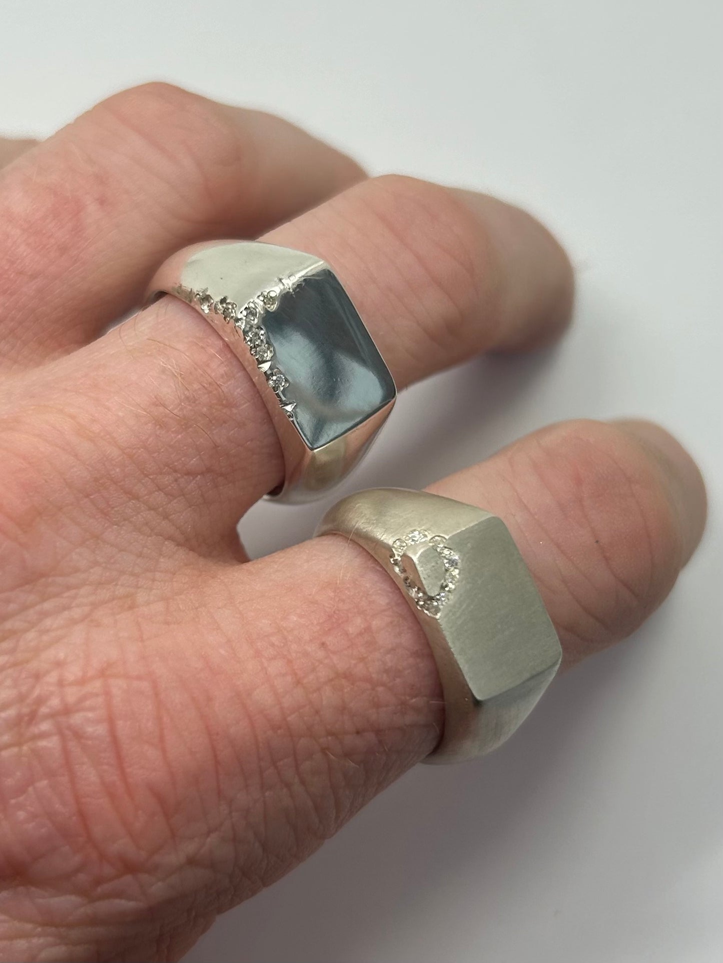 Rough Diamond Signet