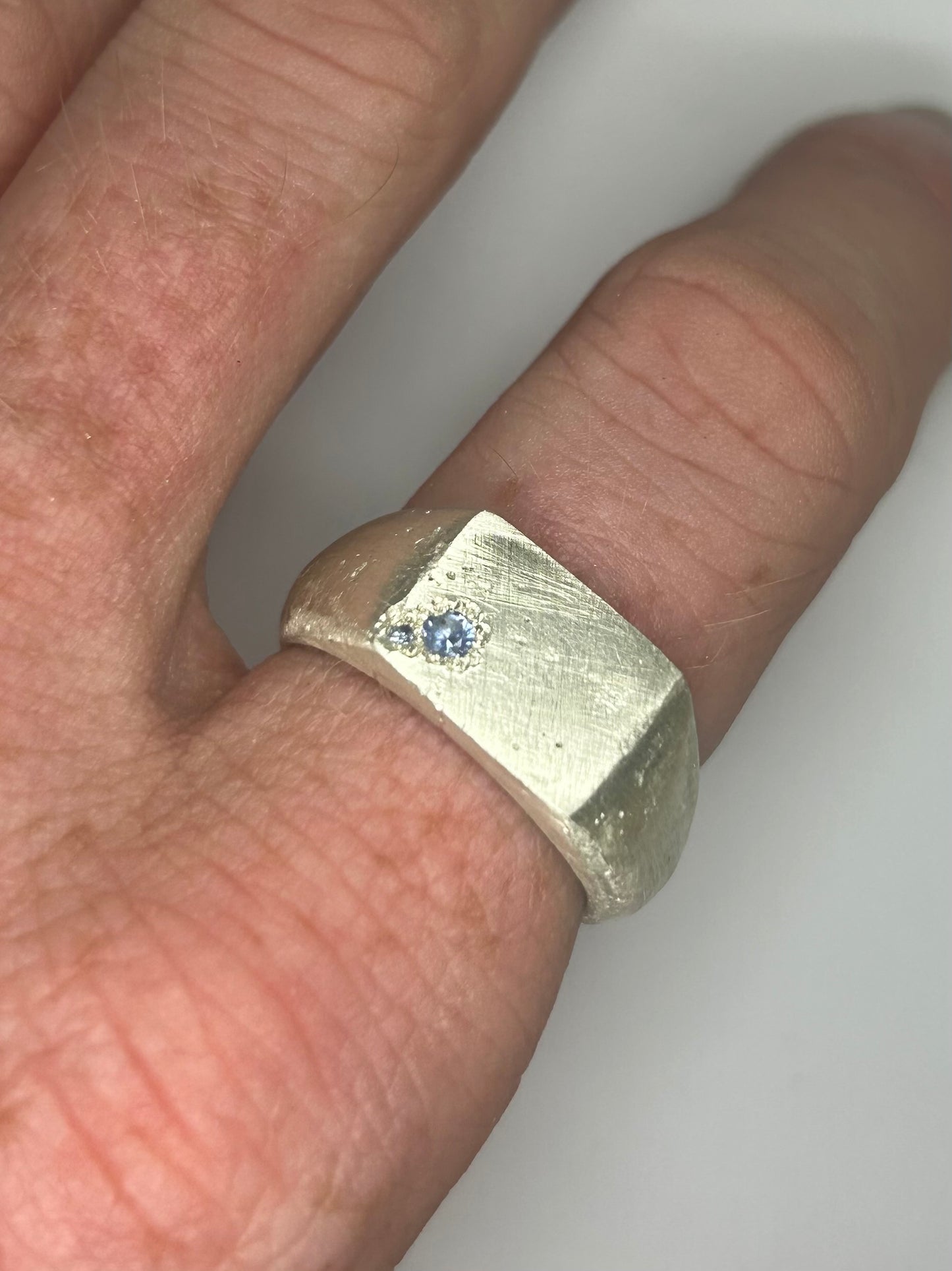 Rough Tanzanite Signet