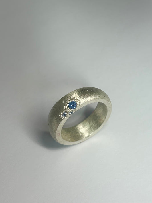 Rough 3 Tourmaline Band