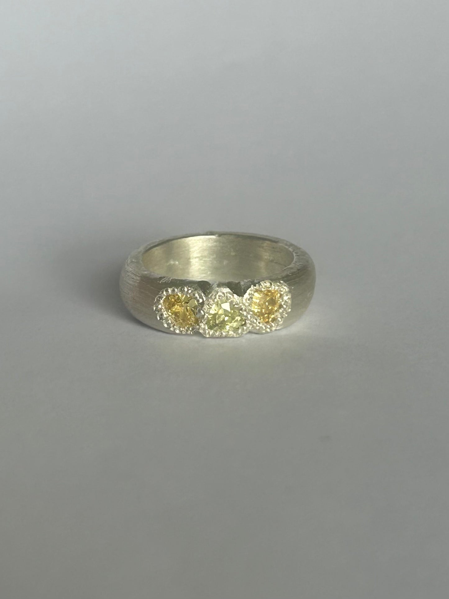 Triple Citrine Band