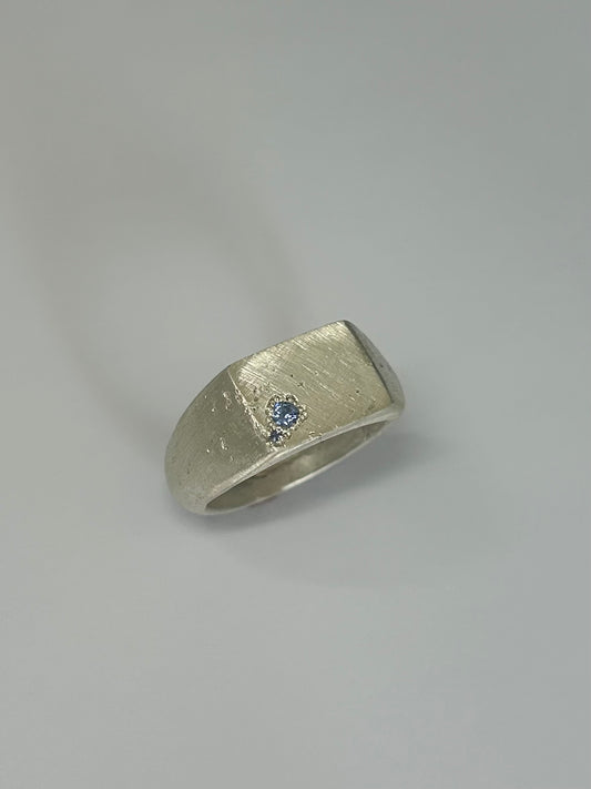 Rough Tanzanite Signet